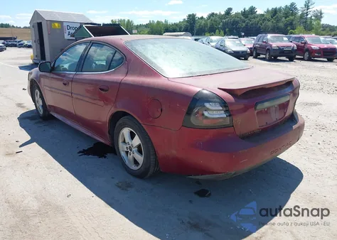 2006 Pontiac Grand Prix из США, поврежденный, VIN 2G2WP552861100491